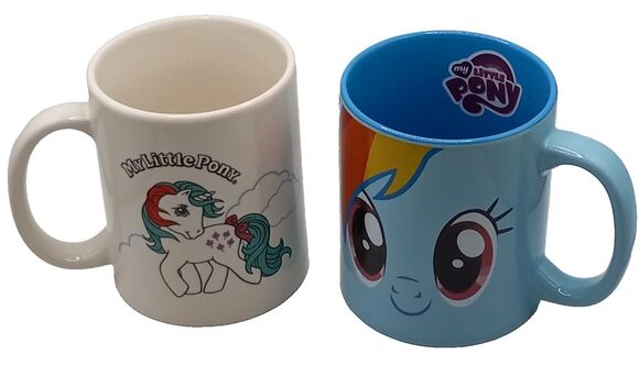 Hasbro Other - My Little Pony Mugs Bundle Lot 2013 2014 Hasbro Rainbow Dash Gusty June Rose